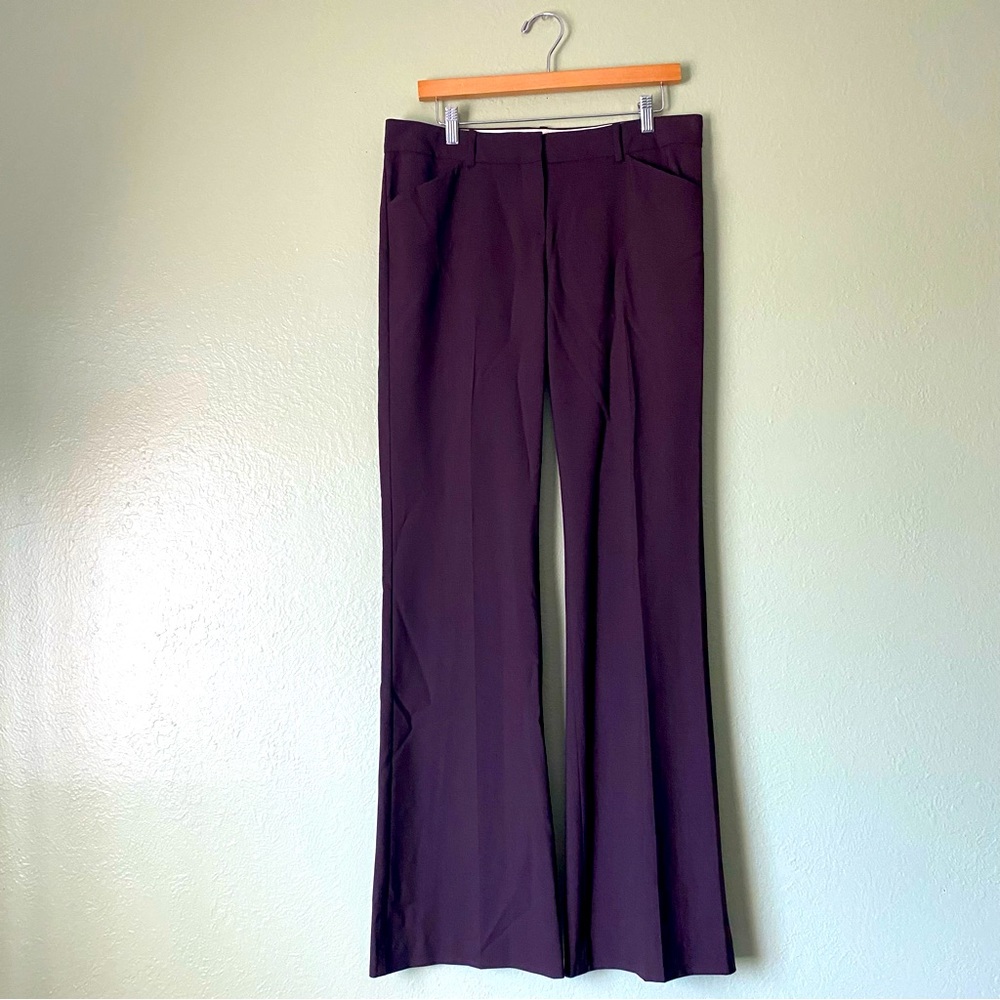 Theory Bordeaux Flare Trouser Pants